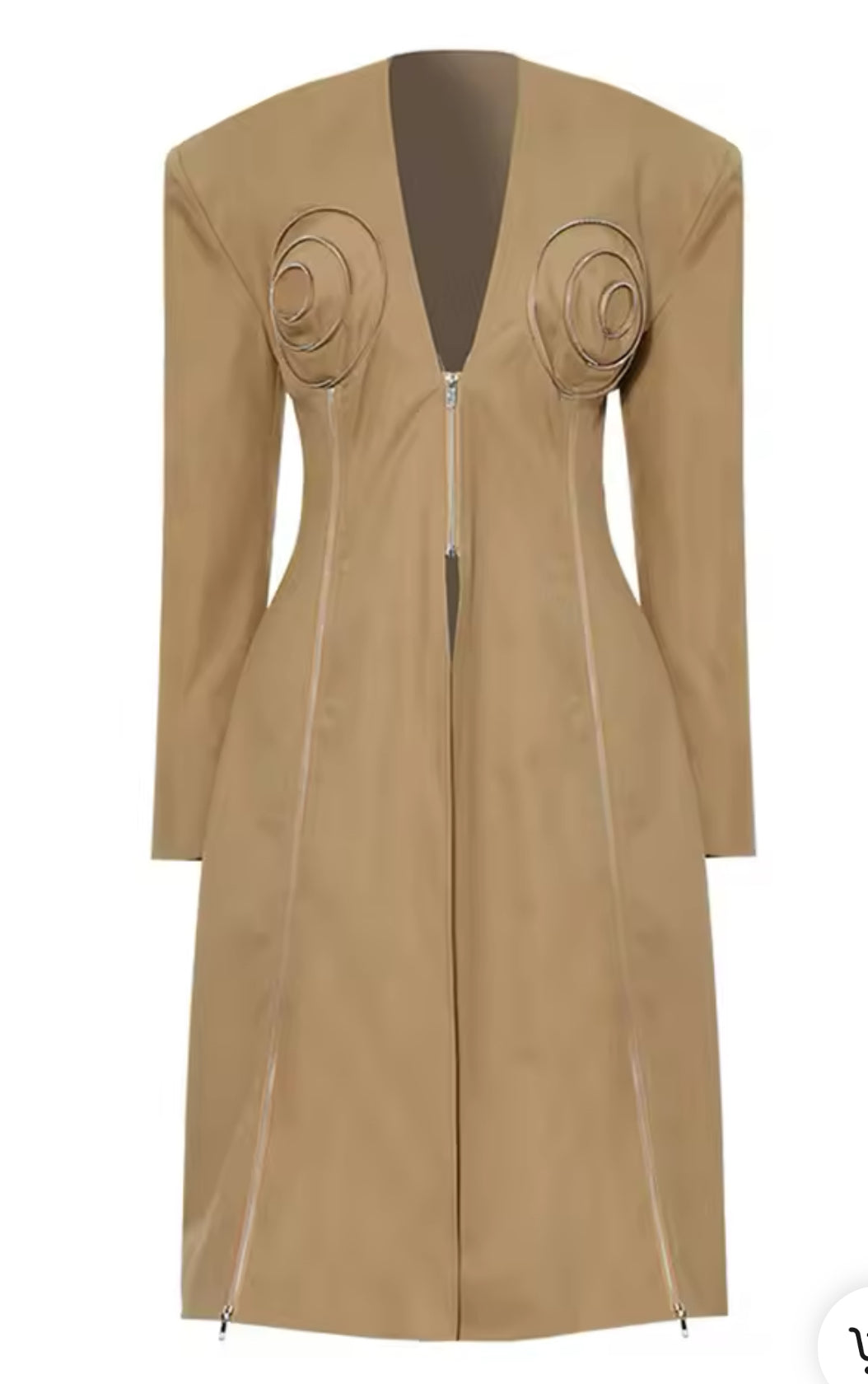 |Zip Me Up Structured Blazer/Coat|