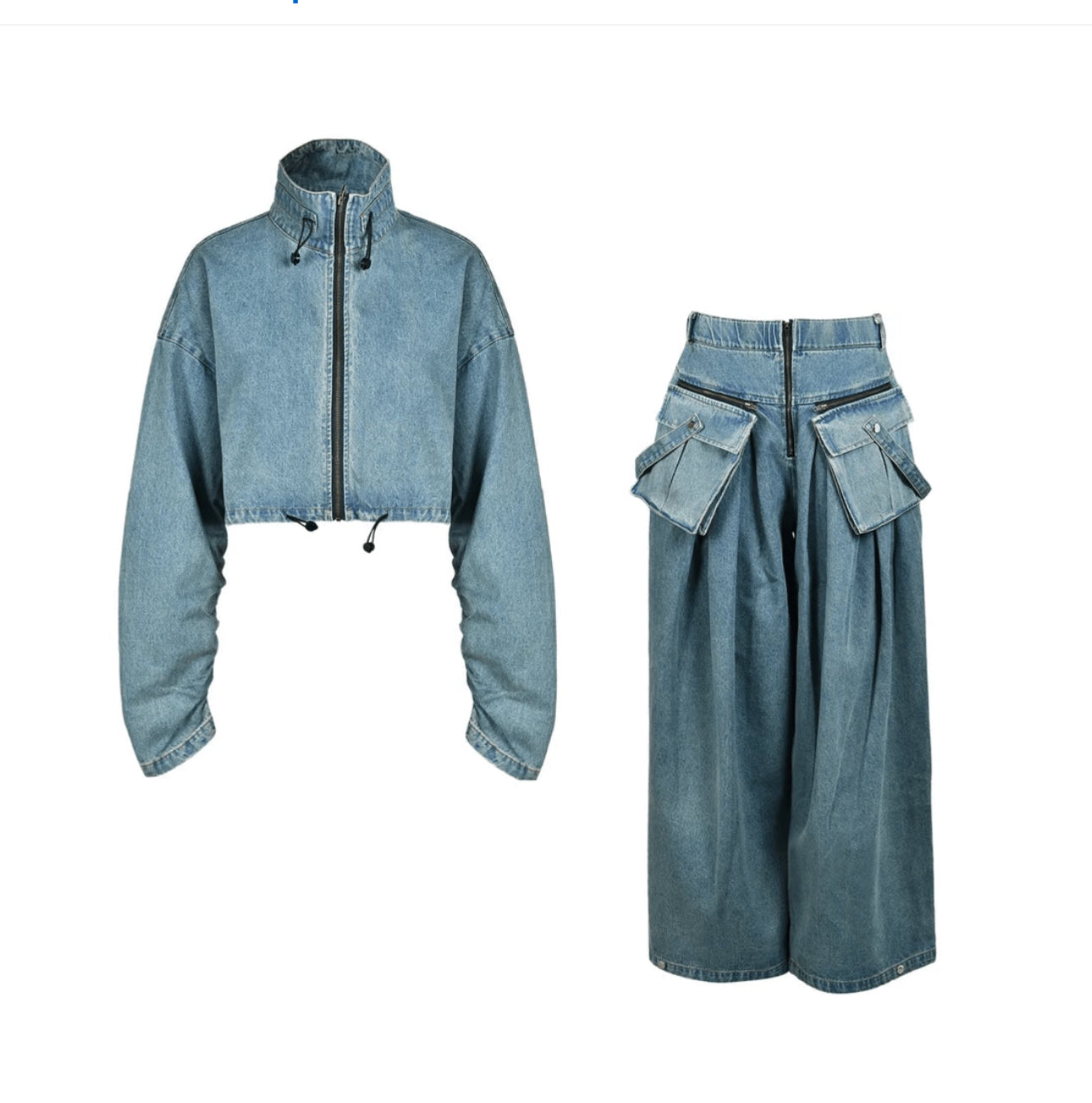 “That Girl”Denim 2 Piece Set