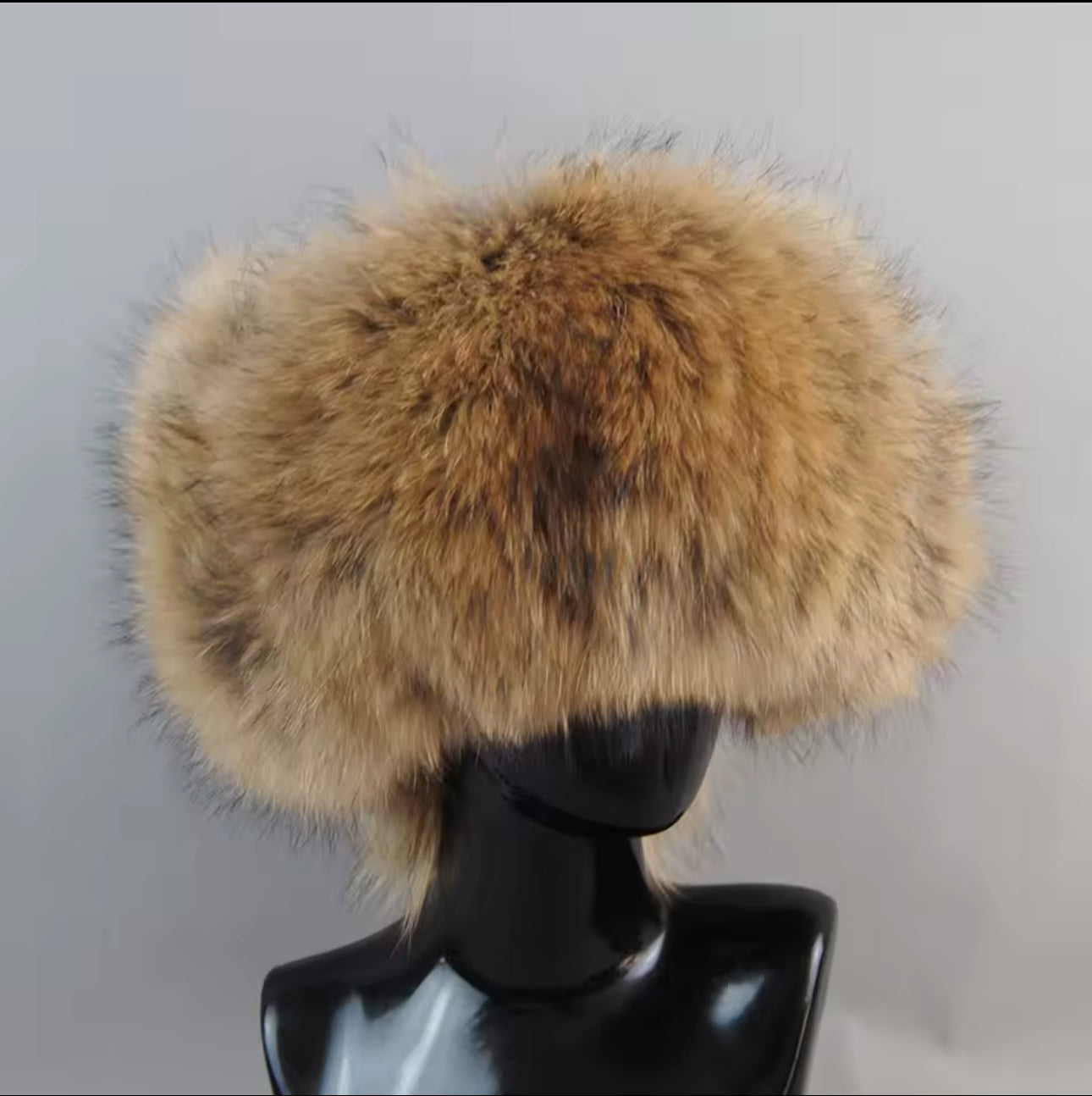 Tan High End Fur Hat