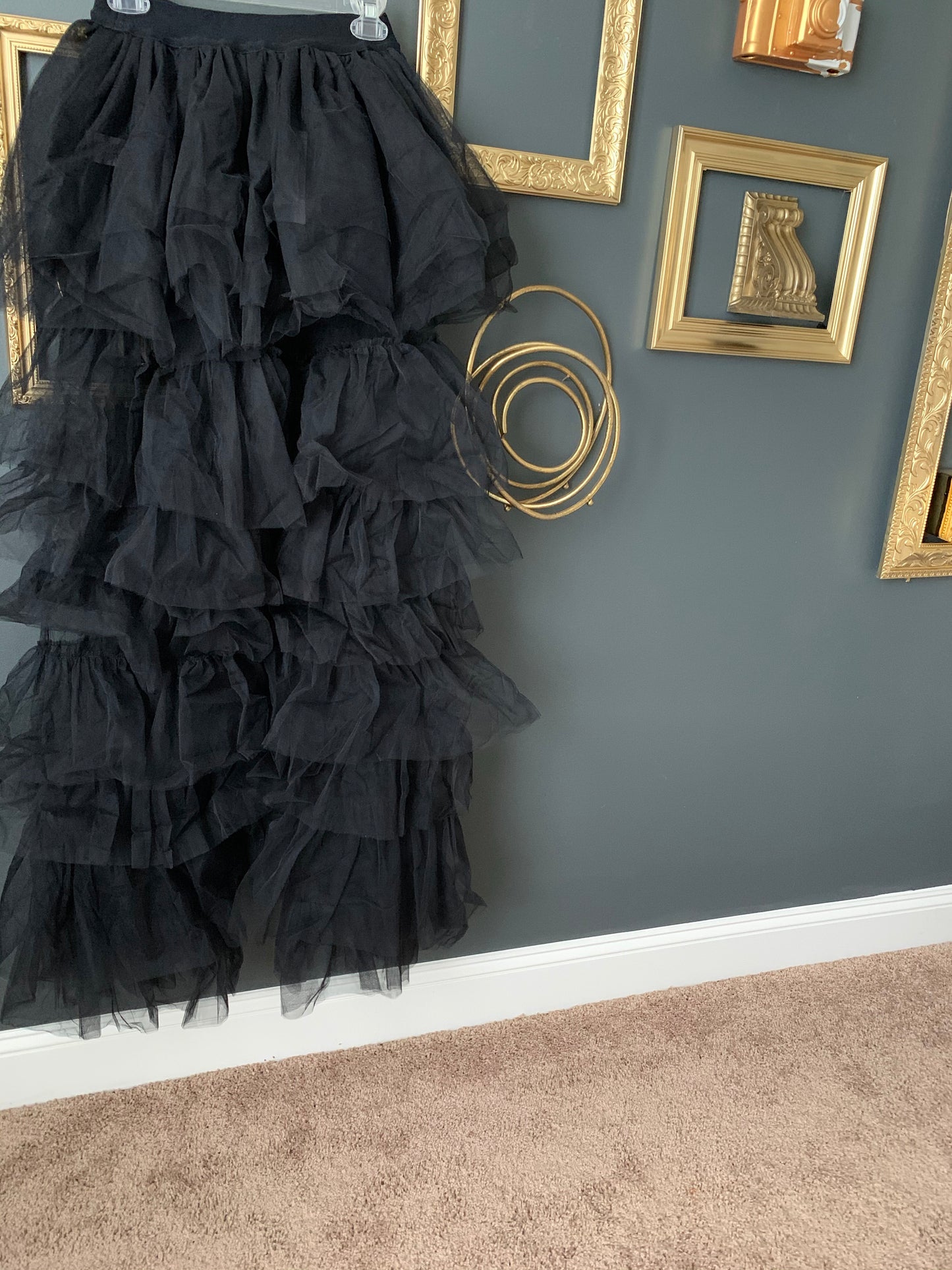 Exaggerated Tulle Pants (Black)