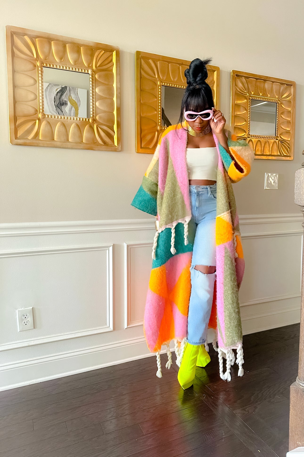 Sunset Fuzzy Cardigan Pre Order..