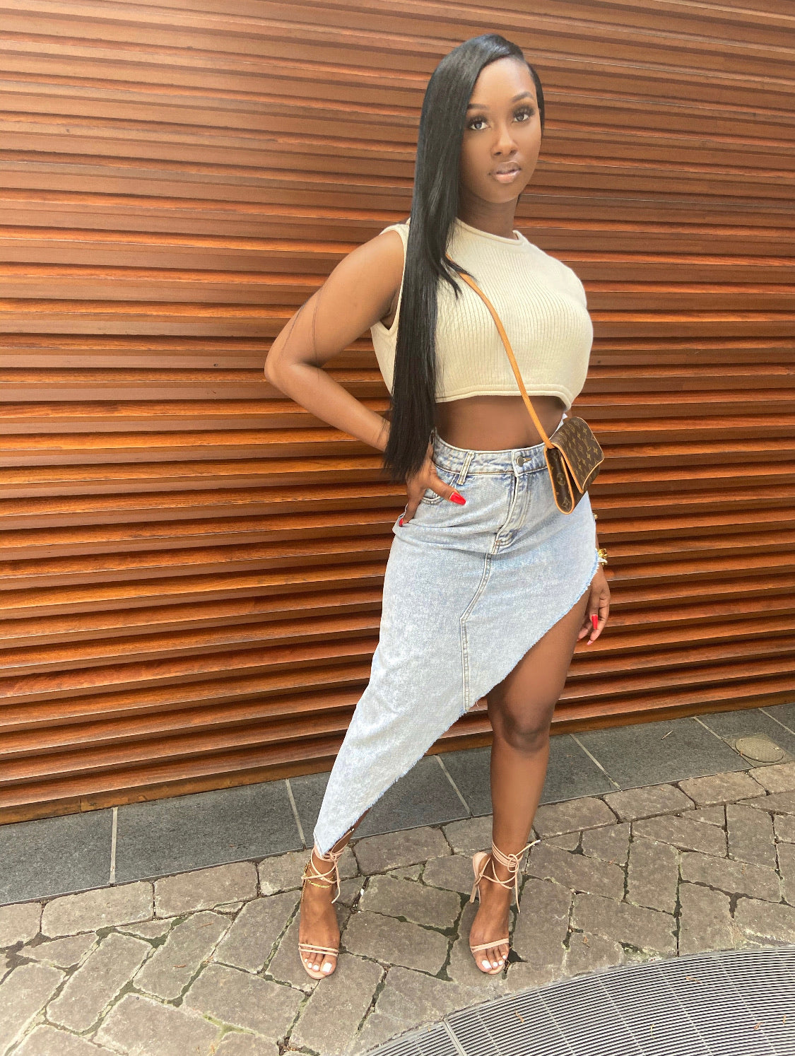 Next Level Denim Skirt