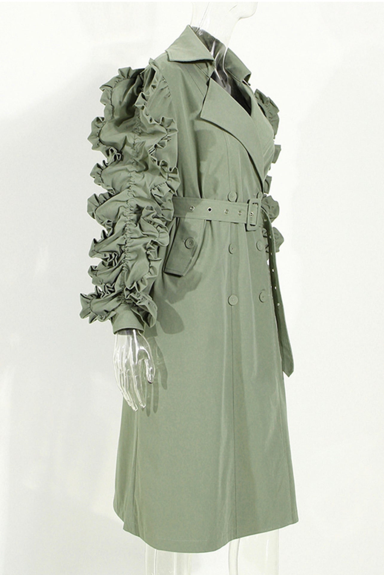 Trenches Ruffle Coat/Dress