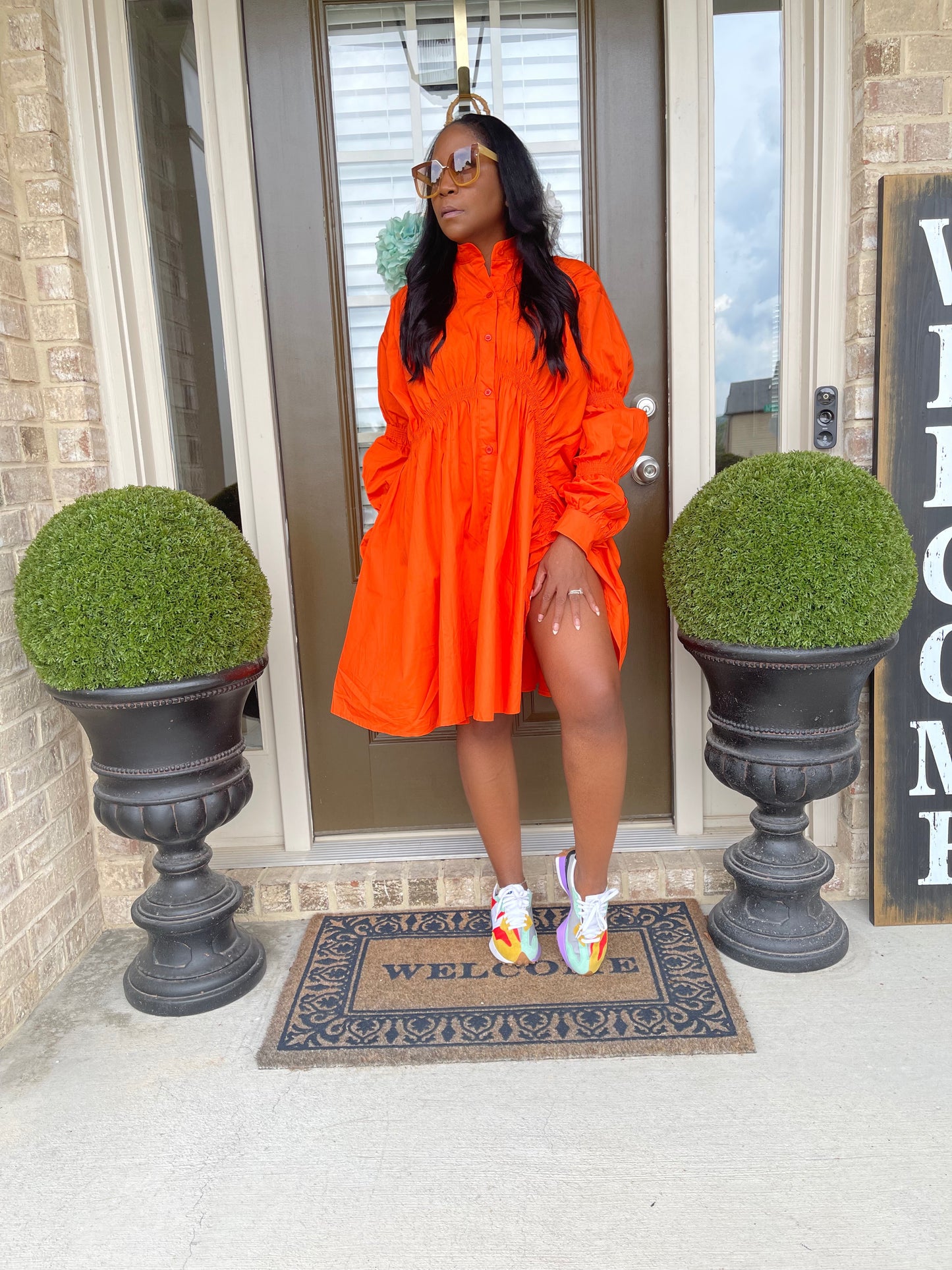 Orange “Luna”| Dress
