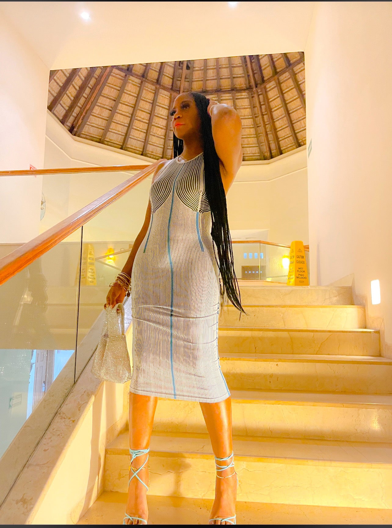 Stripes on Me Dress
