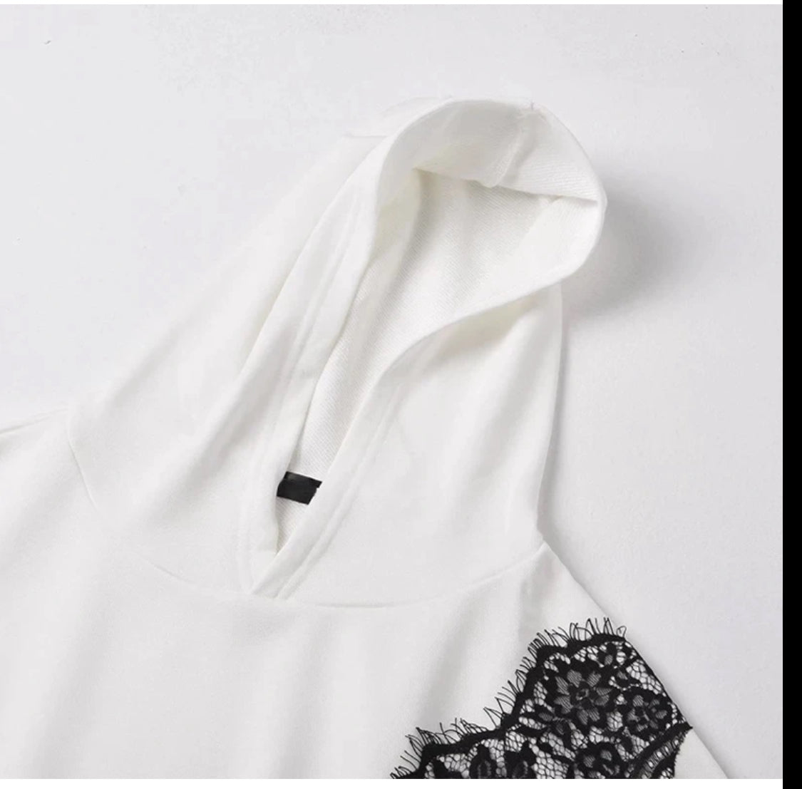 Asymmetrical Lace| Hoodie