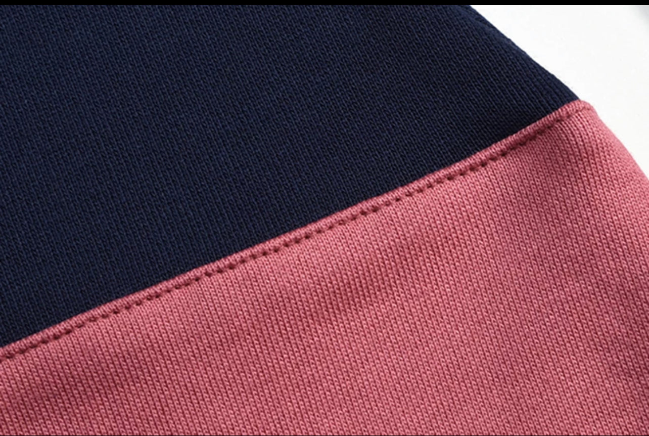 Cold Shoulder Color block dress