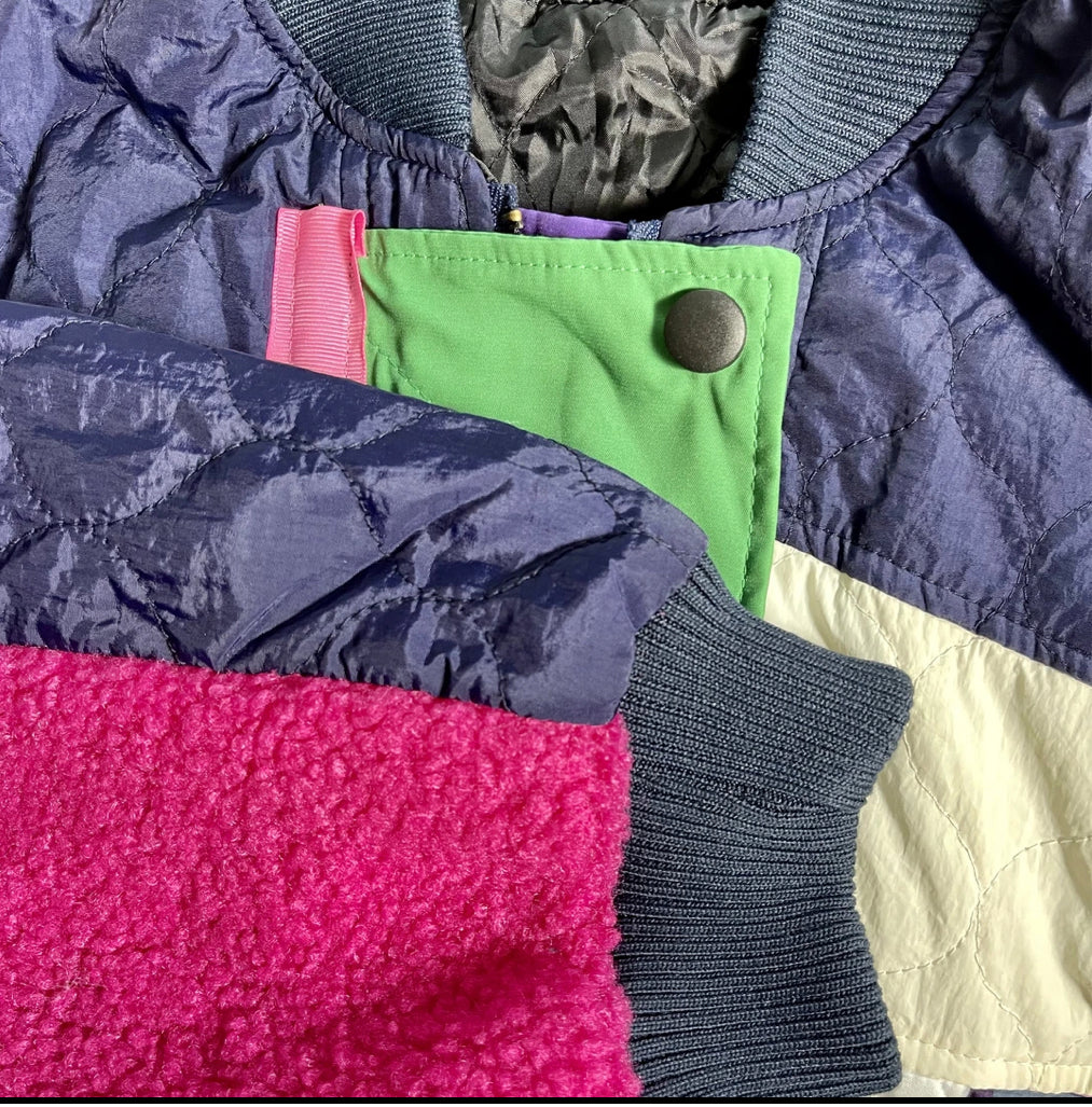 2 in one Quilted Zipper| Bomber