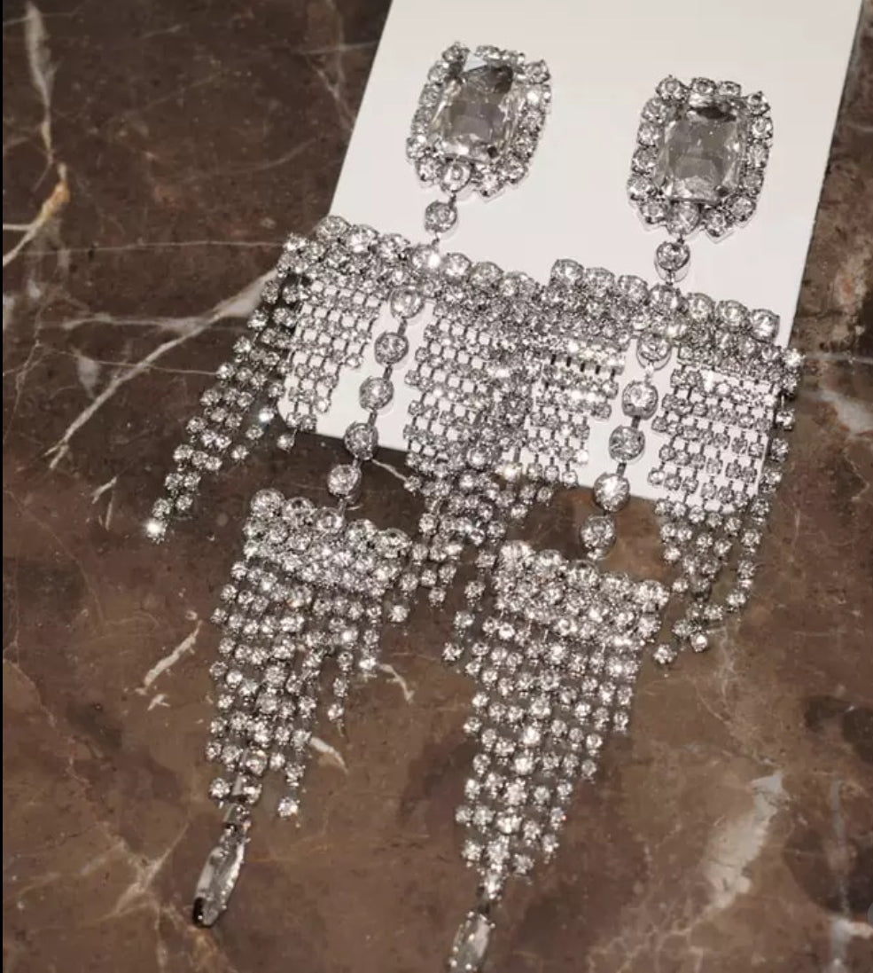 Crystal Nights Drop Earrings