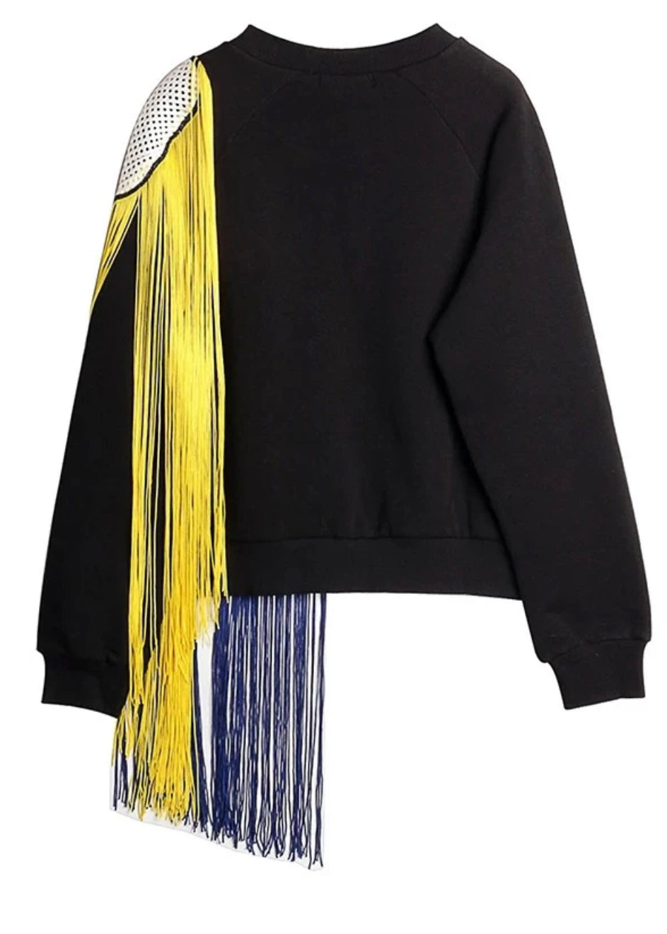 Colored Fringe Sweatshirt
