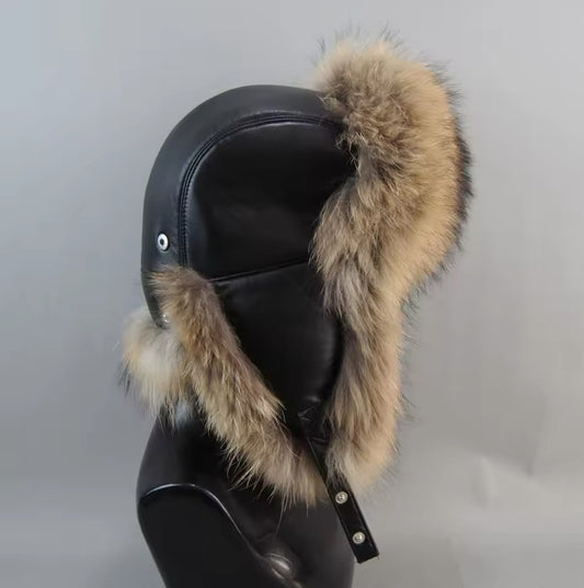 Tan High End Fur Hat