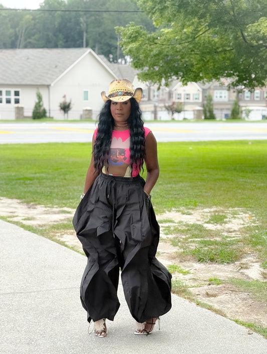 Waves Drawstring Joggers