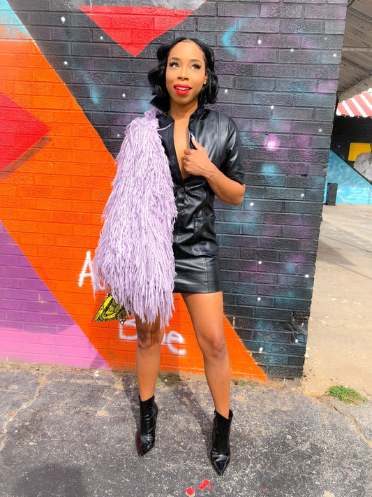 Vegan Leather Dress