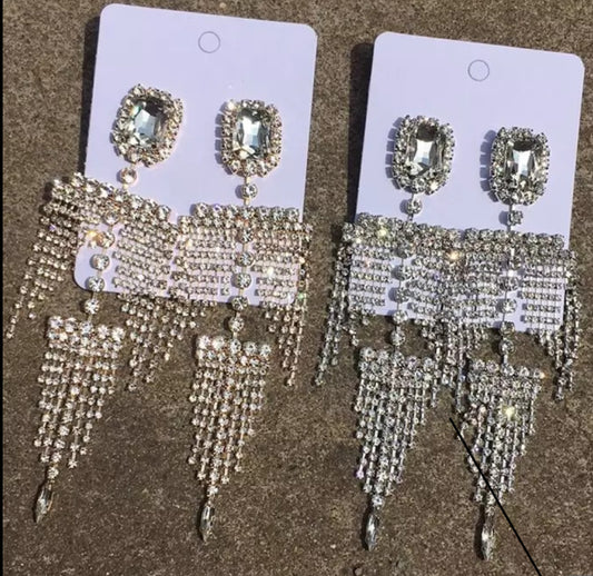 Crystal Nights Drop Earrings